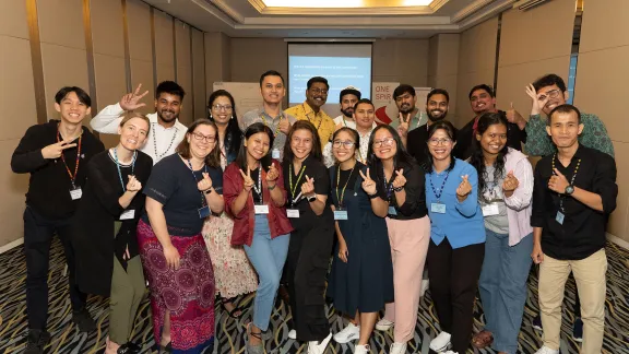 Participants of the youth meeting. Photo: LWF/Jotham Lee 