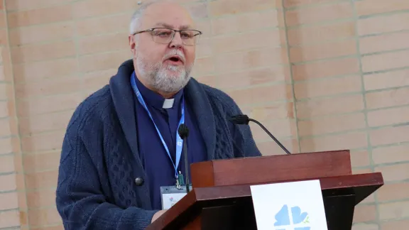 Rev. Dr. Larry Kochendorfer from the Evangelical Lutheran Church in Canada. Photo: LWF/Jorge Diaz Rev. Dr. Larry Kochendorfer from the Evangelical Lutheran Church in Canada. Photo: LWF/Jorge Diaz