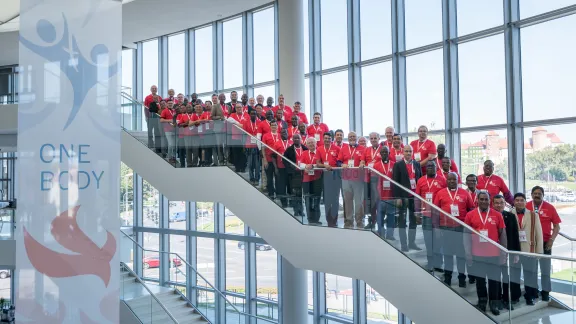 Delegates from the Men’s Pre-Assembly in Krakow, Poland