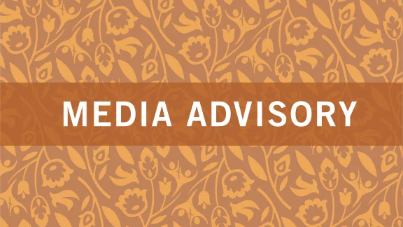 Media Advisory | Thirteenth Assembly