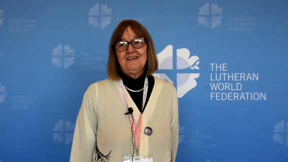 Pastora Wilma Rommel, pastora presidente de la Iglesia Evangélica Luterana Unida (IELU) en Argentina y Uruguay. Foto: LWF/Eugenio Albrecht