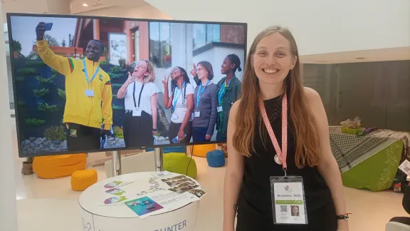 Caroline Huth, Jarmark presenter from United Evangelical Lutheran Church, Argentina. Photo: LWF/ Erick A. Kinyanguli